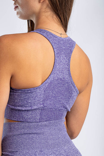 Sujetador Deportivo Sin Costuras Reflexible