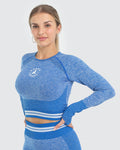 TOP CORTO DE MANGA LARGA STREET FIT
