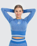 TOP CORTO DE MANGA LARGA STREET FIT