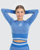 TOP CORTO DE MANGA LARGA STREET FIT