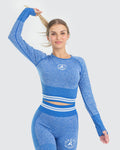 TOP CORTO DE MANGA LARGA STREET FIT
