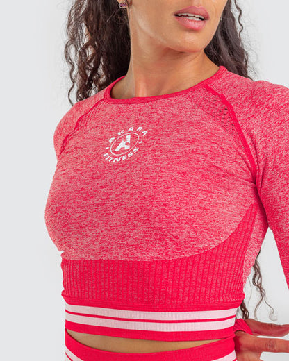 TOP CORTO DE MANGA LARGA STREET FIT